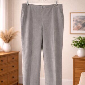 Alfred Dunner Petite 16P Gray Stretch Pull On Pants